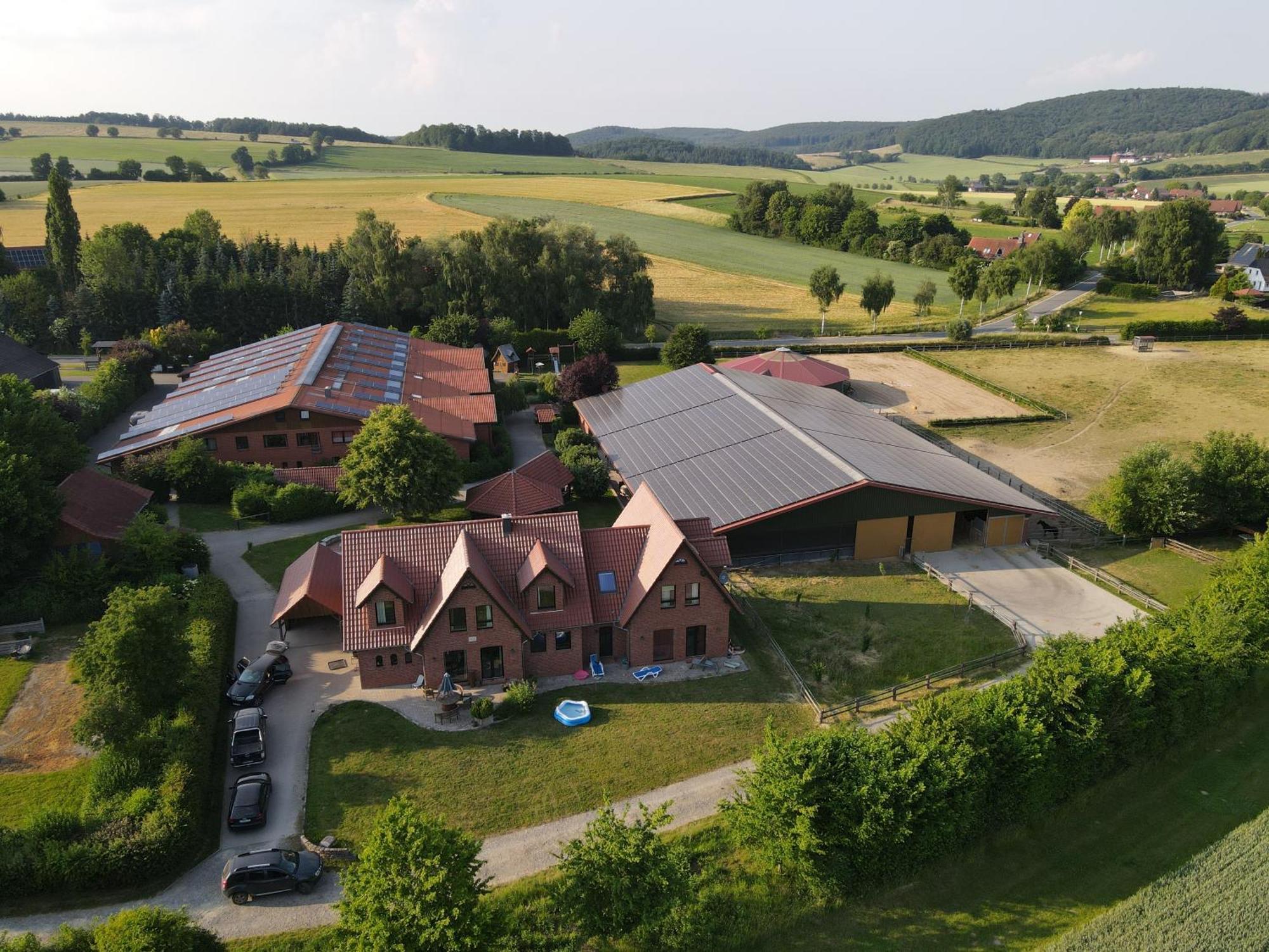 Idyllische Ferienwohnung Im Kalletal Exterior foto